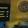 La Asamblea General de la ONU determina que el Estado de Palestina cumple los requisitos y debe ser admitido como miembro de las Naciones Unidas.