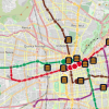 Mapa del Metro que registra los monumentos históricos cercanos a sus estaciones