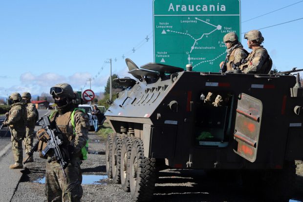 Militares en La Araucanía