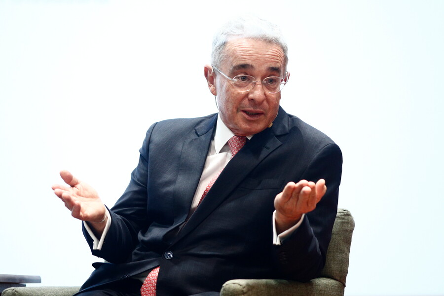 El expresidente de Colombia Álvaro Uribe. Foto: Eduardo Parra / Europa Press.