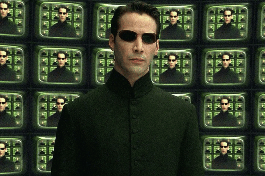 Frame de Matrix, la iconica pelicula que definio el cine de finales de los 90