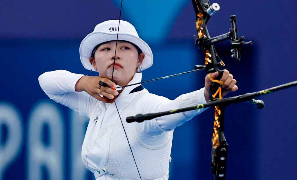 La arquera surcoreana batió un récord que databa del año 2019. Foto: Olimpycs.com..