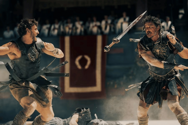 Screenshot del trailer de Gladiador II