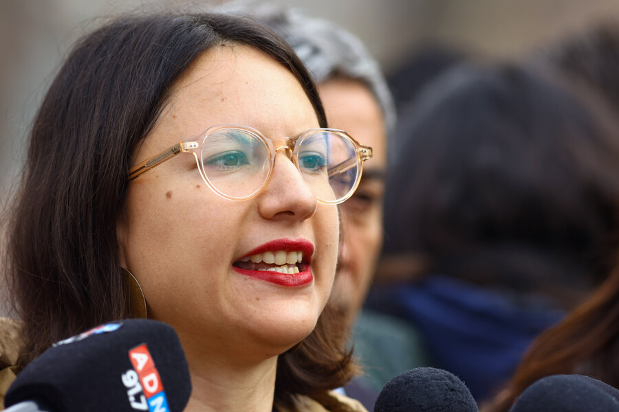 La alcaldesa de la comuna de Santiago Irací Hassler. Foto: Edwin Navarro/Aton Chile.