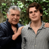 Carlitos Páez y Felipe Otaño, actor que lo interpreta en "La sociedad de la nieve".