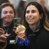 La campeona olímpica, Francisca Crovetto.