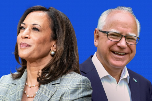 Kamala Harris y Tim Walz