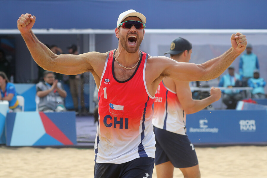 Marco Grimalt y Esteban Grimalt en los Juegos Panamericanos Santiago 2023.