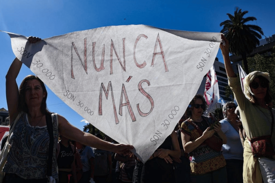 Marcha de las Madres de Plaza de Mayo. Foto: Florencia Downes (TELAM), archivo 2023.