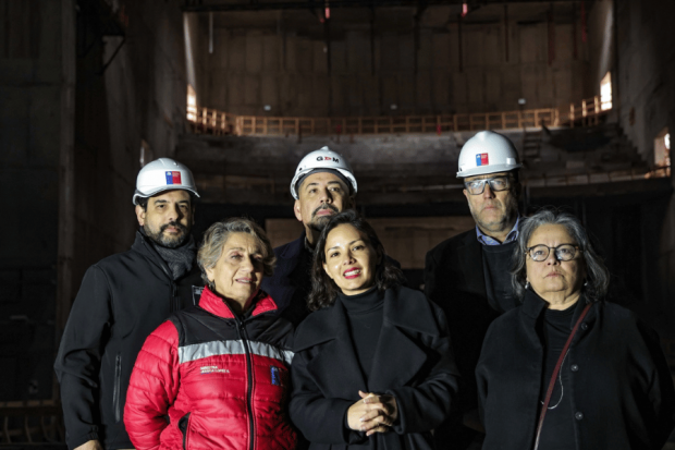 Visita inspectiva a la etapa 2 del GAM. Foto: Ministerio de Obras Públicas.