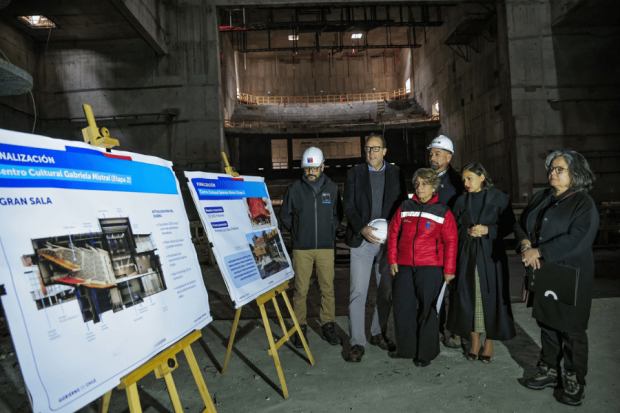 Visita inspectiva a la etapa 2 del GAM. Foto: Ministerio de Obras Públicas