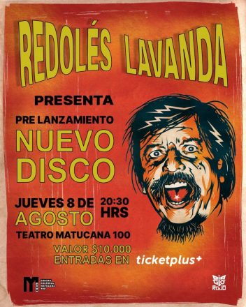 Afiche del prelanzamiento de "Redolés Lavanda"