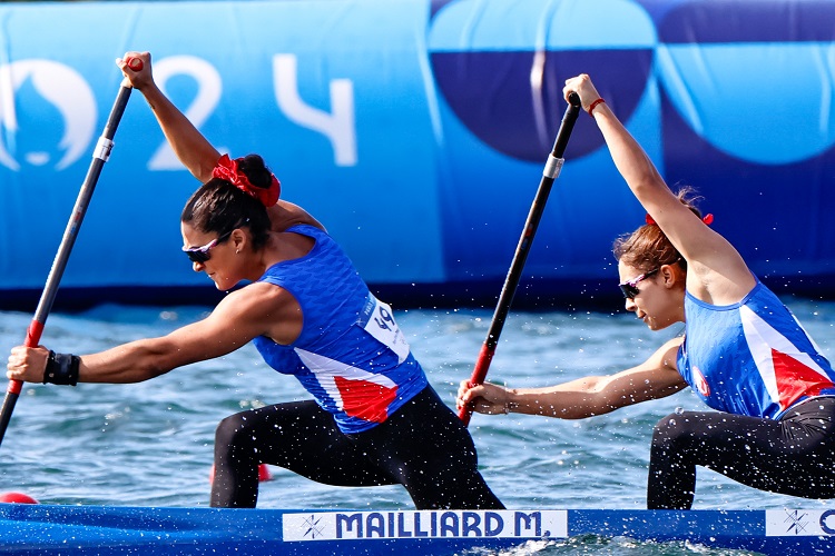 Las chilenas no pudieron acceder a la disputa por las medallas en el canotaje. Foto: Mauricio Palma/COCH.