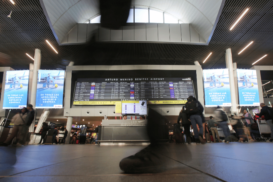 Aeropuerto Arturo Merino Benitez. Foto ATON