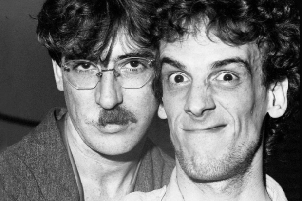 Charly García y Luis Alberto Spinetta, dos ídolos de la música argentina.