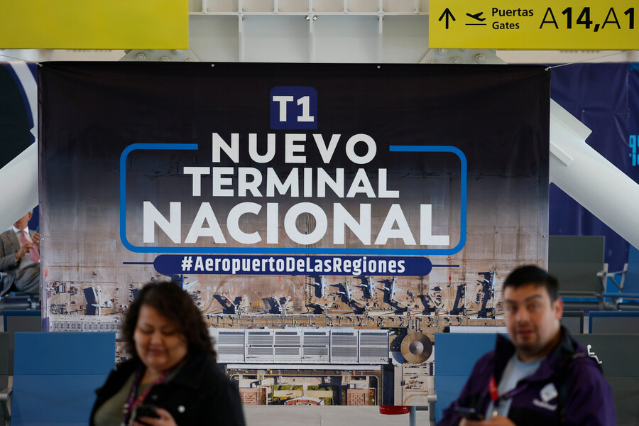 Aeropuerto de Santiago.