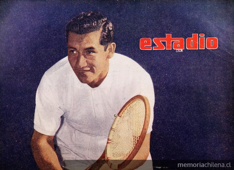 La leyenda del tenis chileno falleció a la edad de 91 años. Foto: Portada Revista Estadio en memoriachilena.gob.cl