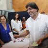 Daniel Jadue vota en elecciones municipales