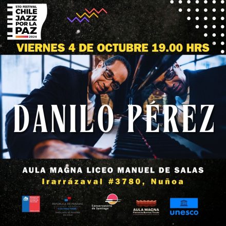 Afiche Festival Chile Jazz por la Paz.