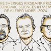 Los ganadores del Nobel de Economía 2024. Foto: X @NobelPrize.