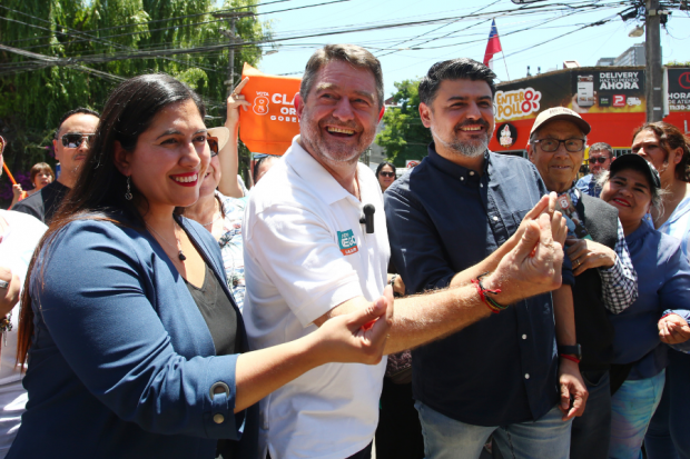 Cierre de campaña del candidato Claudio Orrego. Foto: ATON.