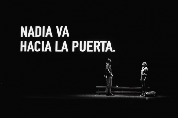 "El tiempo que no estuve" durante su paso por el Teatro Nescafé de las Artes. Foto: Sebastián Domínguez