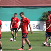 Entrenamiento de La Roja masculina.