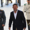 Gobernador Claudio Orrego asiste al Palacio de La Moneda. Foto: ATON.