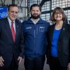 Ignacio Sánchez, Gabriel Boric y Rosa Devés