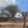 Incendio en la Región de Valparaíso.