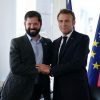 Presidente Gabriel Boric y presidente de Francia, Emmanuel Macron.