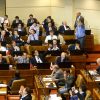 Sala de la Cámara de Diputados durante la discusión de la Ley de Presupuesto