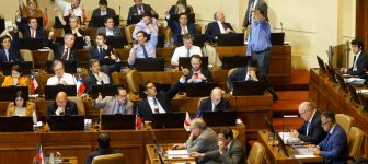 Sala de la Cámara de Diputados durante la discusión de la Ley de Presupuesto