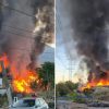 Al menos 40 viviendas de material ligero han sido destruidas hasta el momento por un incendio fuera de control que se registra en el campamento Dignidad de la comuna de La Florida de la capital. Los afectados denunciaron que el siniestro se originó por un ataque con bomba molotov.
Foto Chilevisión.