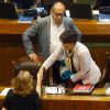 La ministra de Salud, Ximena Aguilera, durante la Sesion de la Camara de Diputados
Sebastian Cisternas/Aton Chile