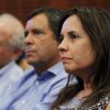 Santiago 29 de diciembre 2016.
La nueva directora de Azul azul Carolina coppo, durante la presentación del nuevo entrenador del club Angel Guillermo Hoyos, en el CDA.
Ramon Monroy/Photosport