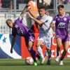 El jugador de Deportes Melipilla Albano Becica, derecha, disputa el balon contra Ulises Ojeda de Deportes Concepcion durante el partido final de Segunda division La Liga 2d disputado en el estadio El Teniente en Rancagua, Chile.
31/10/2024
Jorge Loyola/Photosport