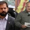 Presidente Gabriel Boric y ministro de Interior de Venezuela, Diosdado Cabello.