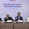 El ministro de Justicia, Jaime Gajardo, encabeza la primera reunión 2025 del Comite de Seguimiento y Participacion del Plan Nacional de Busqueda de Verdad y Justicia.