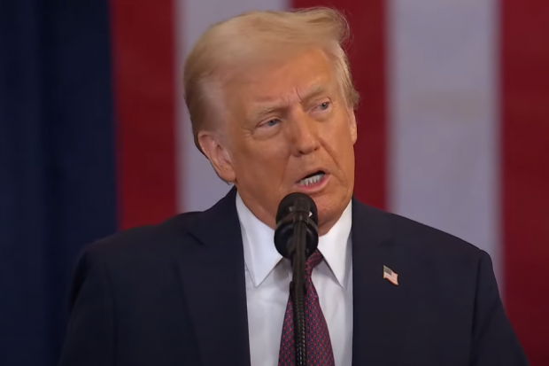 Presidente de Estados Unidos, Donald Trump, en su discurso de toma de posesión.