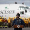 Presidente Gabriel Boric los recursos para combatir los incendios forestales.