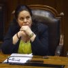 La ministra de Defensa, Maya Fernandez, durante la Sesión de la Cámara de Diputados. Foto: Sebastián Cisternas/Aton Chile