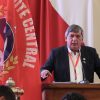 El Presidente del Partido Comunista, Lautaro Carmona, realiza un discurso durante el acto solemne de inauguracion de su XXVII Congreso Nacional.
Dragomir Yankovic/Aton Chile