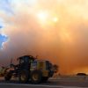 Incendio forestal obliga a la evacuacion del sector Colpi Santa Ana de la comuna de Traiguen.