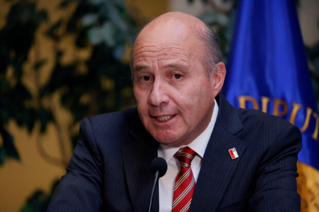 Ministro de Hacienda, Jorge Quiroz.