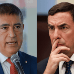 Desbordes por ampliación de Santiago 1: "Hubiera esperado que en mi gobierno no pasara esto" Montaje de imágenes de Mario Desbordes y Fernando Rabat.