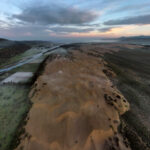 Vista panoramica del campo dunar Dunas de Longotoma, declarado Santuario de la Naturaleza el 2020.