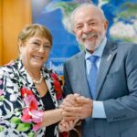 El presidente Luiz Inácio Lula da Silva recibió en Brasilia a Michelle Bachelet y le confirmó su apoyo a la candidatura a la Secretaría General de la ONU.