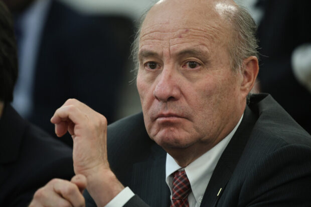 Ministro de Hacienda, Jorge Quiroz. 