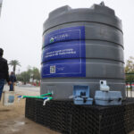 Será por 36 horas: Megacorte de agua que afectará a ocho comunas de la RM comienza esta noche Tanque de agua.